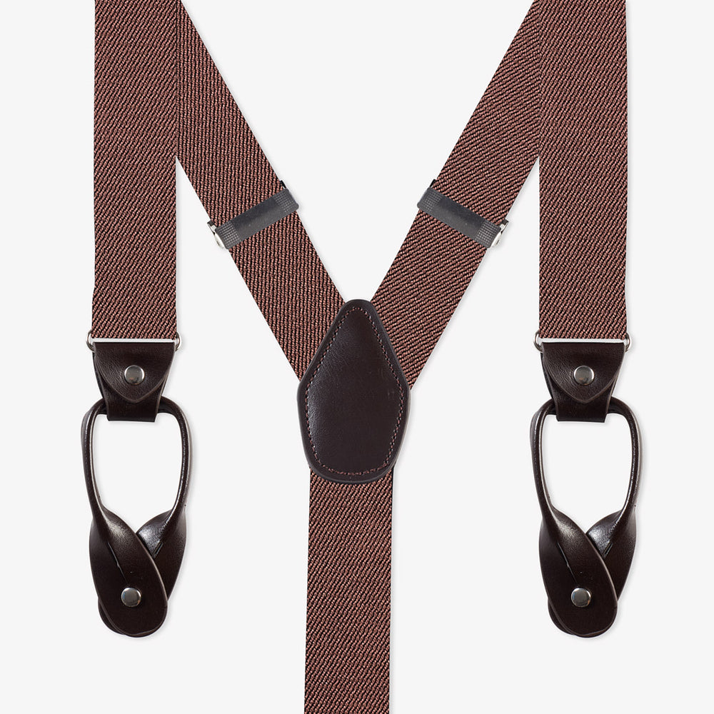 Brown suspenders