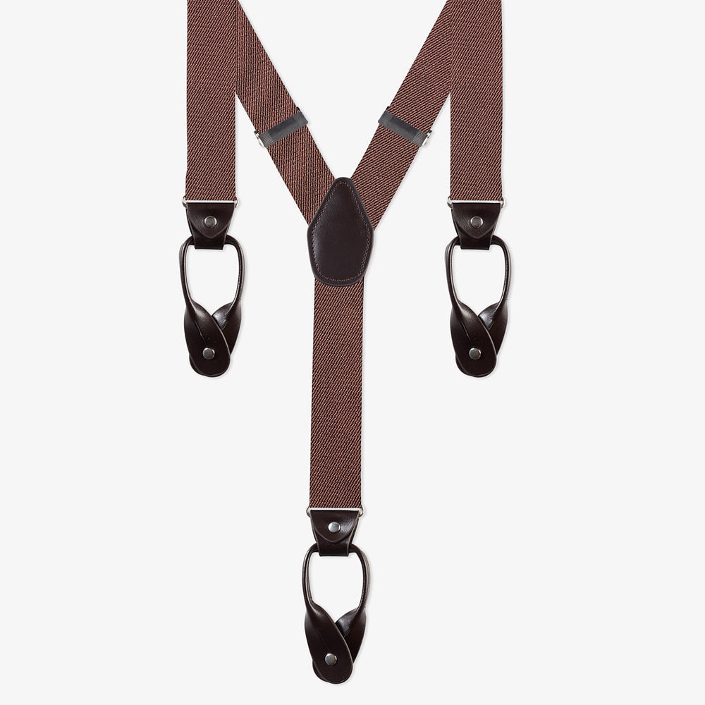 
                  
                    Brown suspenders
                  
                