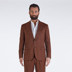 
                  
                    Napoli - Brown wool blend jacket 
                  
                