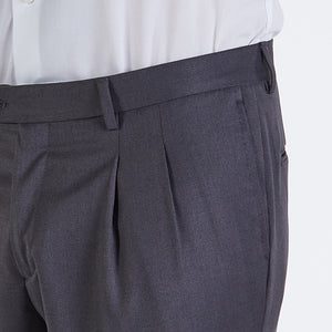 
                  
                    Pantaloni 2 pinces in misto lana grigia
                  
                