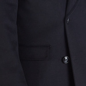 
                  
                    Milano - Cappotto doppiopetto in misto lana nera
                  
                