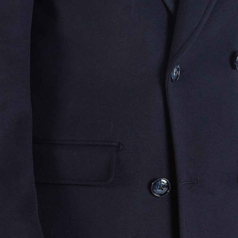 
                  
                    Milano - Cappotto doppiopetto in misto lana blu
                  
                