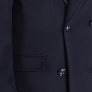 
                  
                    Milano - Cappotto doppiopetto in misto lana blu
                  
                